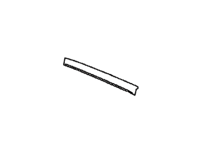 Toyota 75755-08010 Moulding,  Front Door Window Frame,  Rear RH