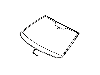 Toyota 56101-AE040 Glass,  Windshield
