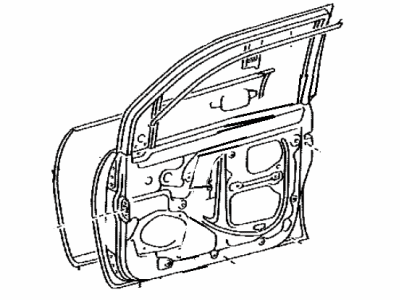 Toyota 67002-AE020 Panel Sub-Assembly, Front Door, Driver Side