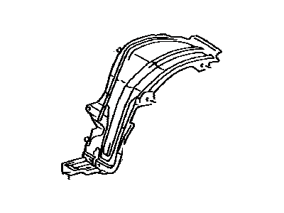 Toyota 77278-AE010 Protector,  Fuel Tank Filler Pipe,  NO.2