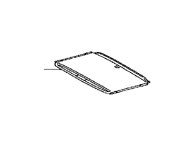 Toyota 63306-AE010-A0 Trim Sub-Assembly, Sunshade