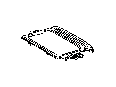 Toyota 63104-08010 Reinforcement Sub-Assembly, Roof Panel