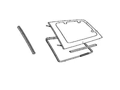 Toyota 62730-AE030 Window Assy,  Side,  Rear RH