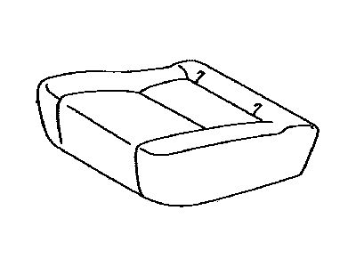Toyota 79011-AE240-E0 Cover Sub-Assy,  NO.1 Seat Cushion