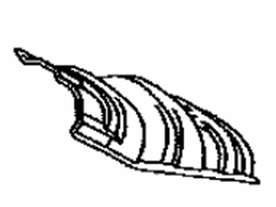 Toyota 58151-08010 Insulator,  Front Floor Heat,  NO.1