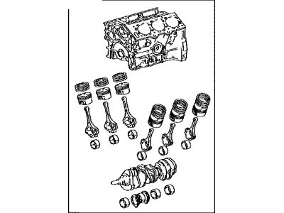 Toyota 11400-31163 Block Assy,  Short
