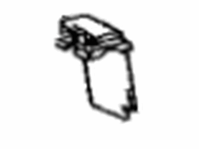 Toyota 73373-AE010 Cover,  Rear Seat Shoulder Belt Hole