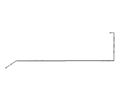Toyota 47321-08050 Tube,  Rear Brake,  NO.1