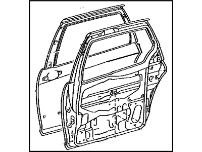 Toyota 67004-08071 Panel Sub-Assy,  Rear Door,  LH