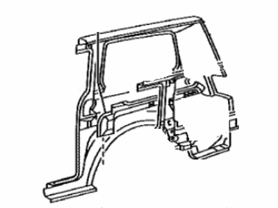Toyota 61611-AE010 Panel,  Quarter,  RH