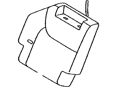 Toyota 79023-08020-B2 Cover Sub-Assy,  NO.2 Seat Back,  RH