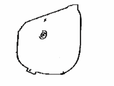 Toyota 67831-AE010 Cover, Front Door Service Hole, Passenger Side
