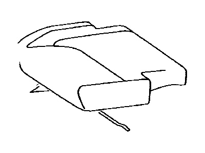 Toyota 79021-08130-B3 Cover Sub-Assy,  NO.2 Seat Cushion,  RH