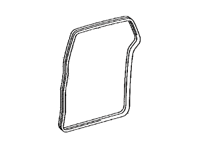 Toyota 67871-08020-B0 Weatherstrip,  Rear Door,  RH