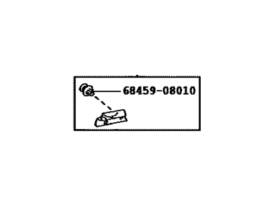 Toyota 68373-08010 Moulding,  Slide Rail End,  RH