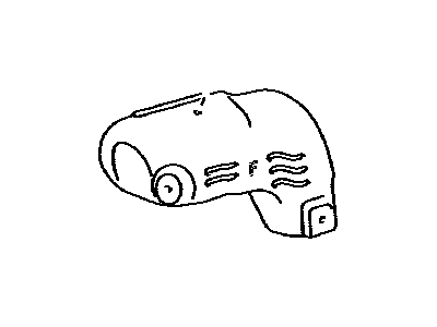 17168-31020 Toyota Insulator, Exhaust Manifold Heat Illustration 1 of 1