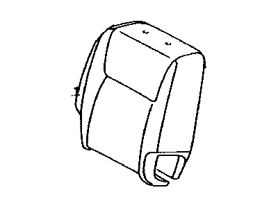 Toyota 79013-AE270-B0 Cover Sub-Assy,  NO.1 Seat Back,  RH