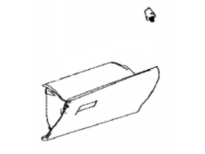 Toyota 55550-42180-C0 Door Assy,  Glove Compartment