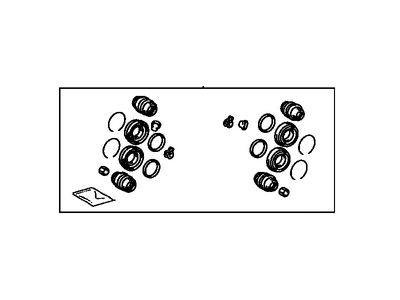 Toyota 04479-33150 Cylinder Kit,  Disc Brake,  Front