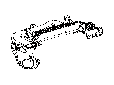 Toyota 55084-02450 Duct Sub-Assy,  Heater To Register,  NO.1