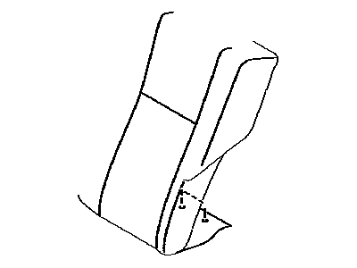 Toyota 71078-02M80-B3 Cover, Rear Seat Back, Driver Side(For Separate Type)