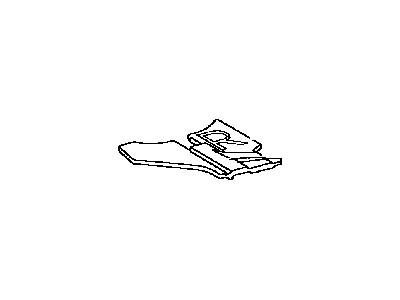 Toyota 58512-12201 Mat,  Floor,  NO.2