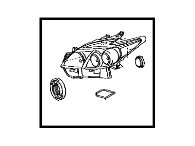 Toyota 81145-47462 Unit Assy,  Headlamp,  RH