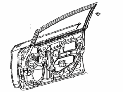 Toyota 67002-47070 Panel Sub-Assembly, Front Door, Driver Side