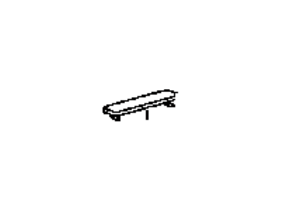Toyota 58569-12010-C0 Cover,  Front Floor Caution Plate