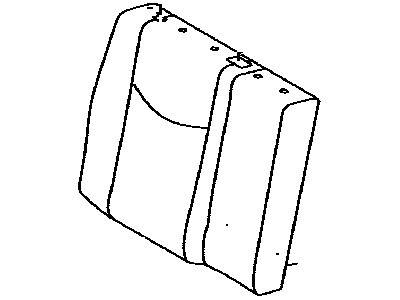 Toyota 71077-47252-B5 Cover, Rear Seat Back, Passenger Side (For Separate Type)