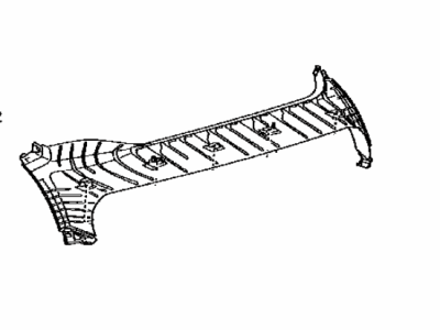 Toyota 67751-47050-C0 Board,  Back Door Trim