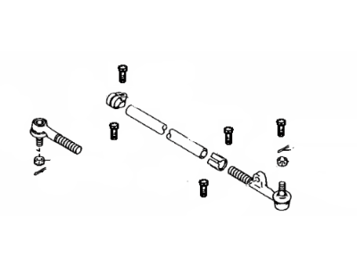 Toyota 45450-69145 Rod Assembly, Steering Relay