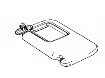 Toyota 74310-33J00-B0 Visor Assembly, Passenger Side