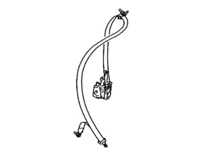 Toyota SU003-10851 Belt Assembly, Front Seat Outer, Passenger Side