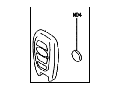 Toyota SU003-10031 Transmitter Sub-Assy,  Electrical Key