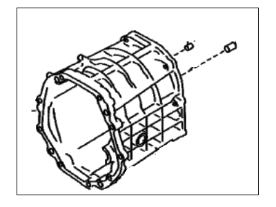 Toyota SU003-10765 Case, Manual Transmission, Middle