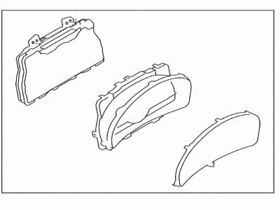 Toyota SU003-10961 Meter Assy,  Combination