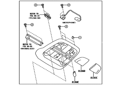Toyota SU003-09627 Lamp Assy,  Map