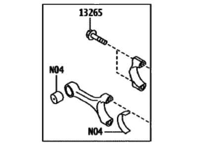 Toyota SU003-10636 Connecting Rod
