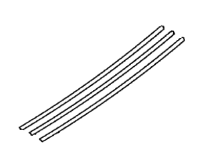 Toyota SU003-09465 Rubber,  Front Wiper Blade,  LH