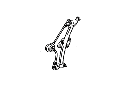 Toyota 69802-20310 Window Regulator, Driver Side