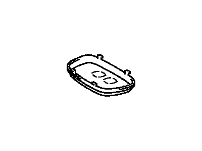 Toyota 81261-13010-B0 Lens And Cover,  Map Lamp