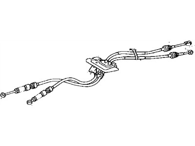 Toyota 33820-2B540 Cable Transmission Control Select (For Floor Shift)