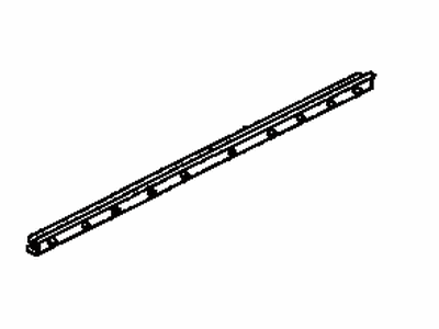 Toyota 68172-20110 Weatherstrip,  Front Door Glass,  Inner LH
