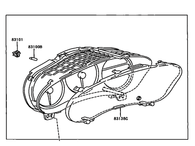 Toyota Celica Instrument Cluster - 83800-2B370