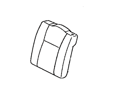 Toyota 71078-2B720-C0 Cover, Rear Seat Back, Driver Side(For Separate Type)