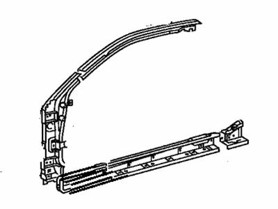 Toyota 61108-20140 Reinforce Sub-Assembly, Front Body Pillar, Lower Side