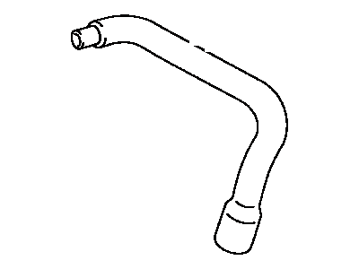 Toyota 12262-0D050 Hose,  Ventilation,  NO.2