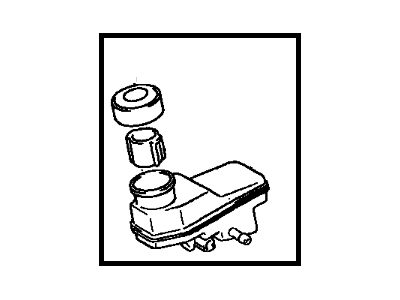Toyota 47220-20270 Reservoir Sub-Assembly, Brake Master Cylinder