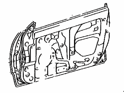Toyota 67002-2B150 Panel Sub-Assembly, Front Door, Driver Side